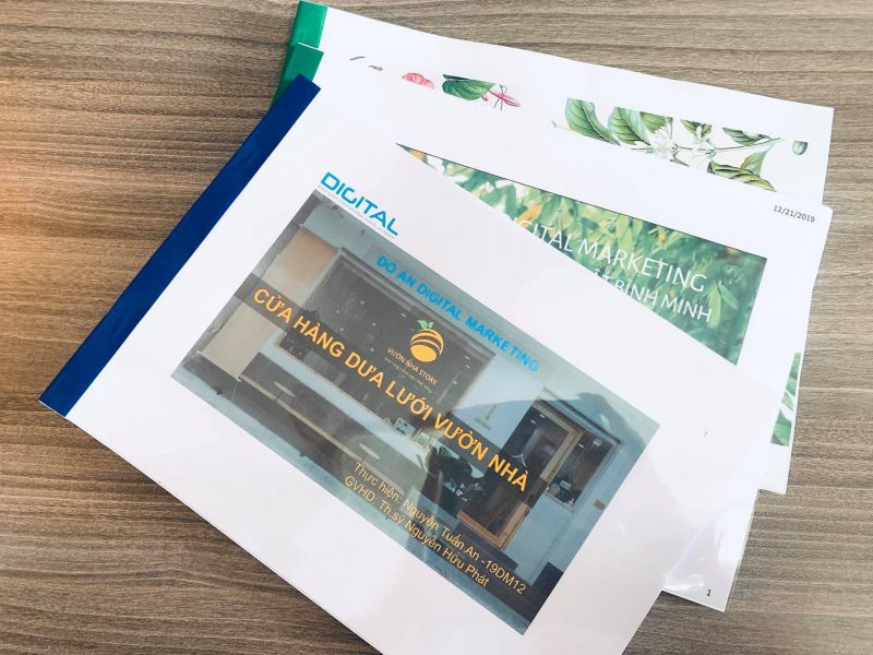 Bảo vệ đồ án Digital Marketing đợt tháng 12/2019