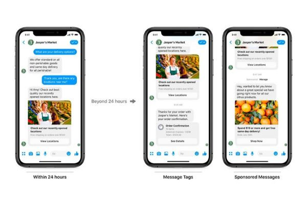cập nhật của Facebook 2020