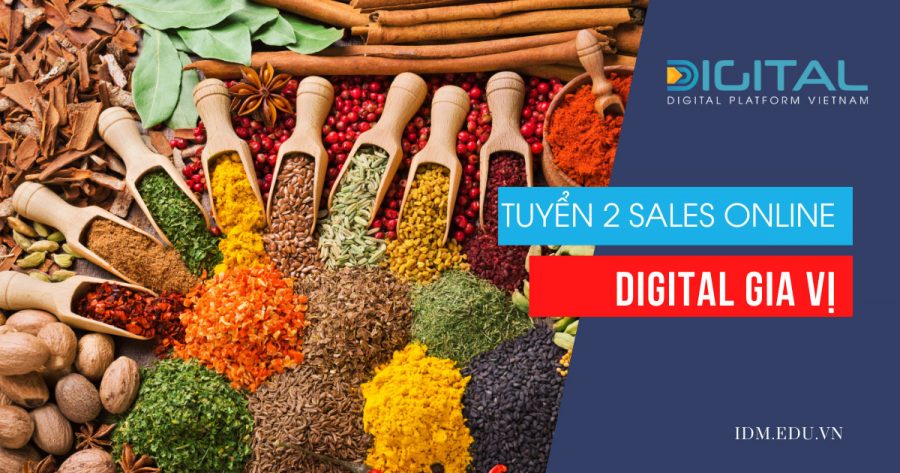 Tuyển 2 nhân viên Sales Online kinh doanh Gia vị hữu cơ Tuyen 2 Nhan Vien Sales Online Kinh Doanh Gia Vi Huu Co