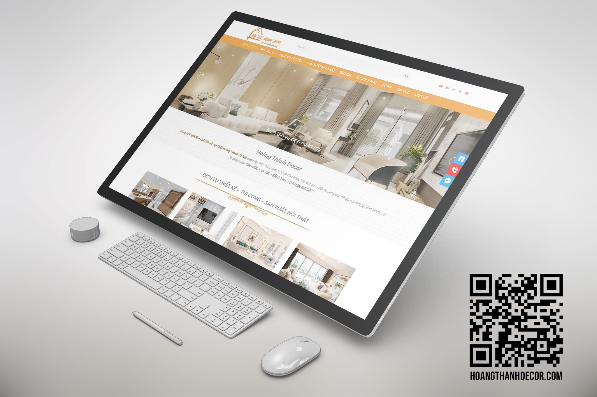 Website Hoang Thanh Decor
