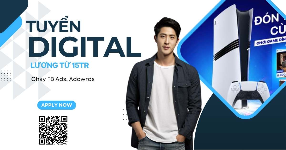 Tuyển Digital Marketing cty công nghệ lương 15tr Digital Marketing Cong Nghe